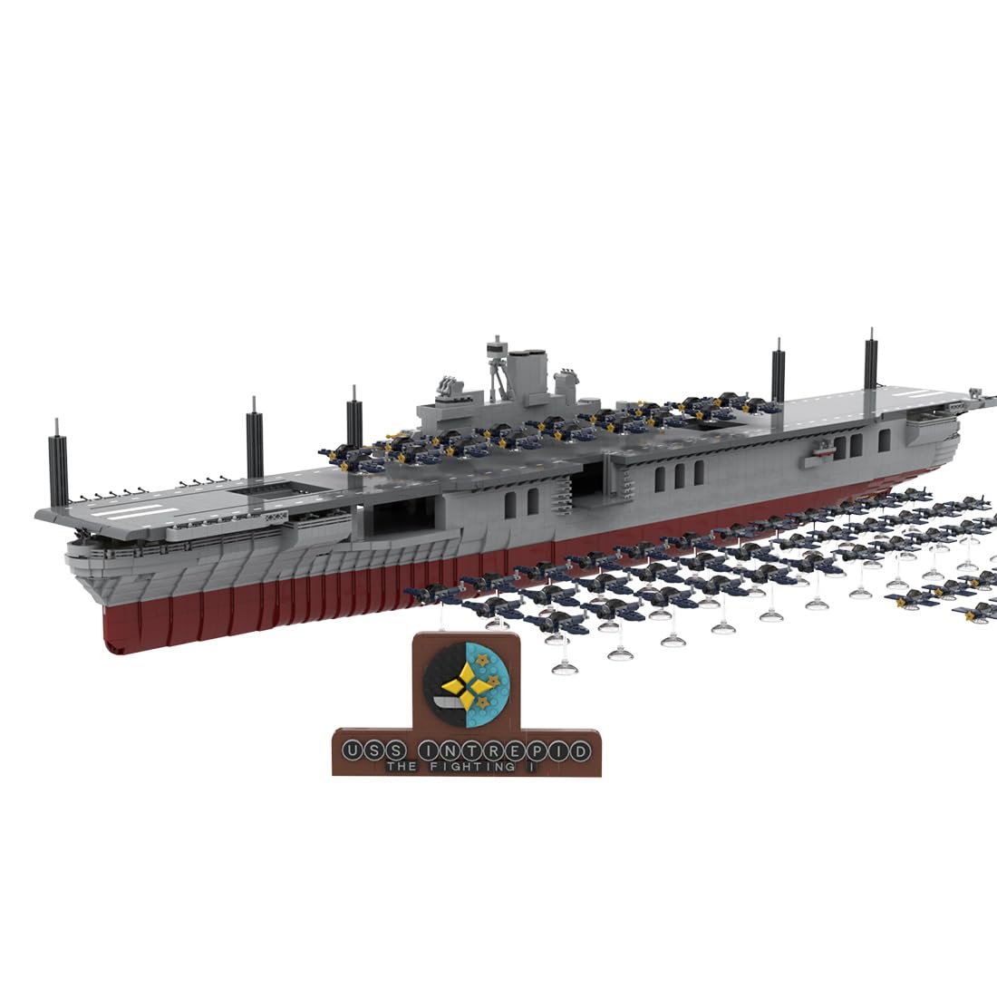 Amazon.co.jp: XMBRICDIYY 第二次世界大戦 海軍 航空母艦ビルディング